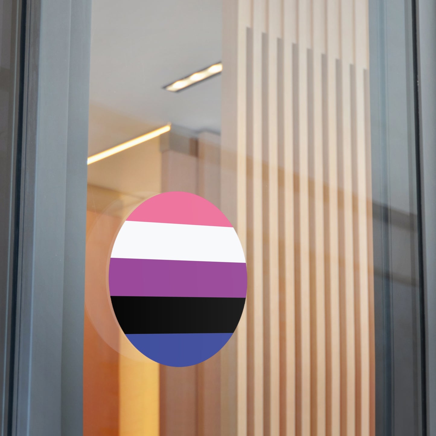 Genderfluid Pride Flag Vinyl Sticker