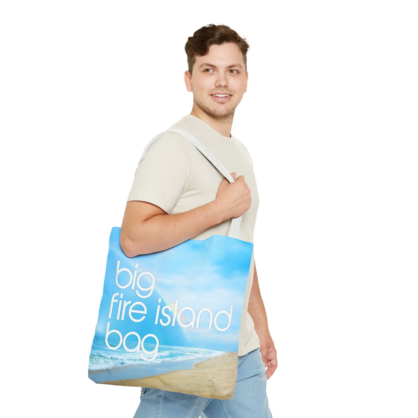 Big Fire Island Bag, Big Tote Bag, 18 x 18 inches
