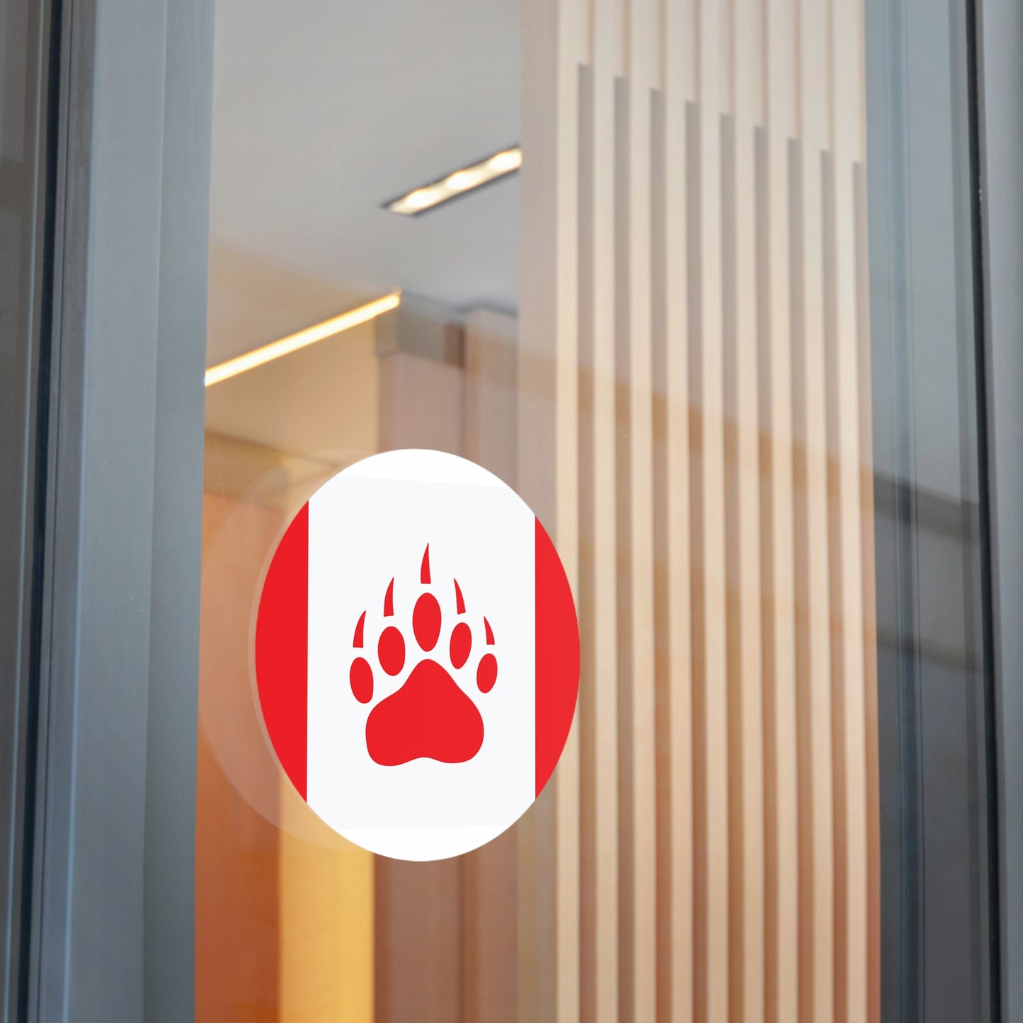 Bear Pride Flag Canada Vinyl Sticker