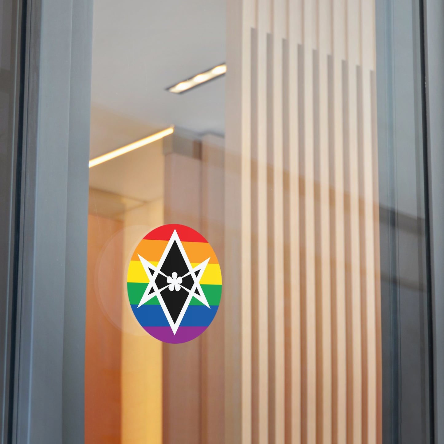 Thelema Queer Pride Flag Vinyl Sticker