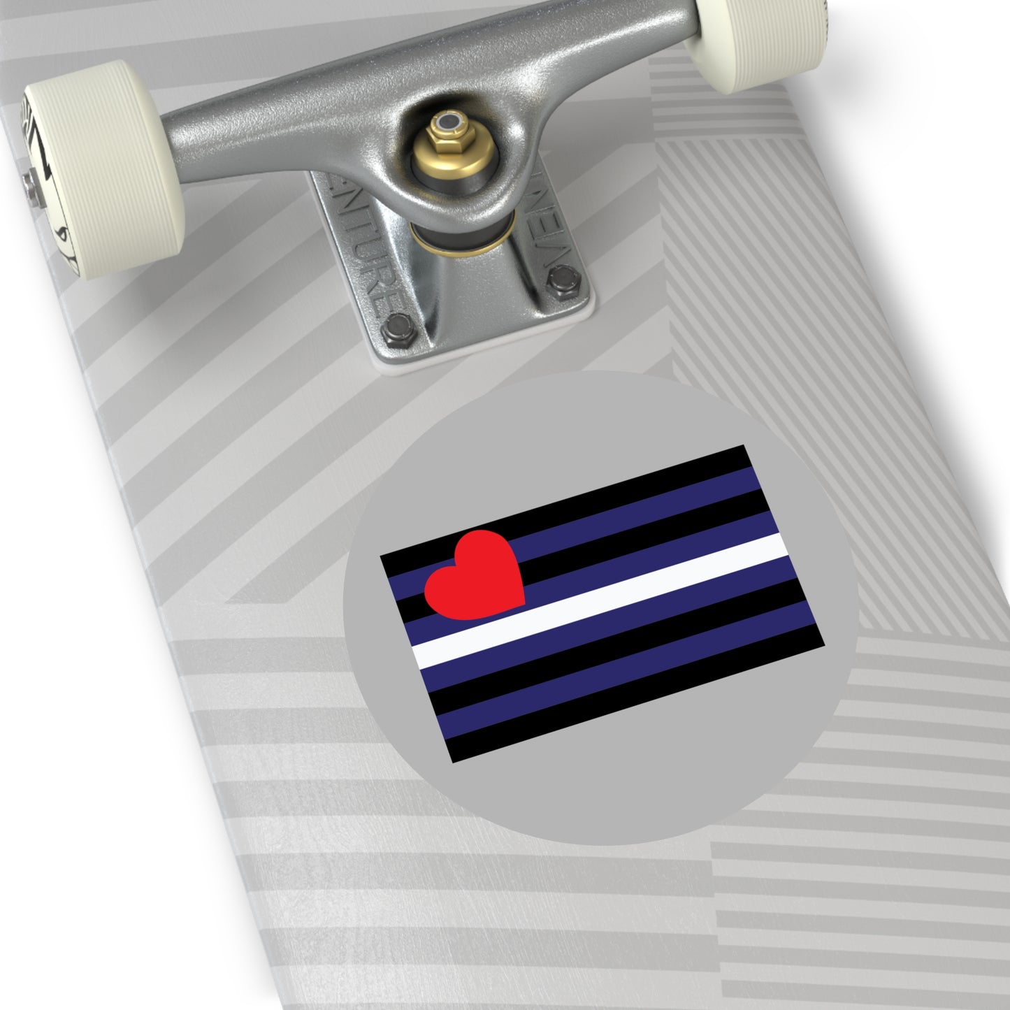 Leather Pride Flag Vinyl Sticker