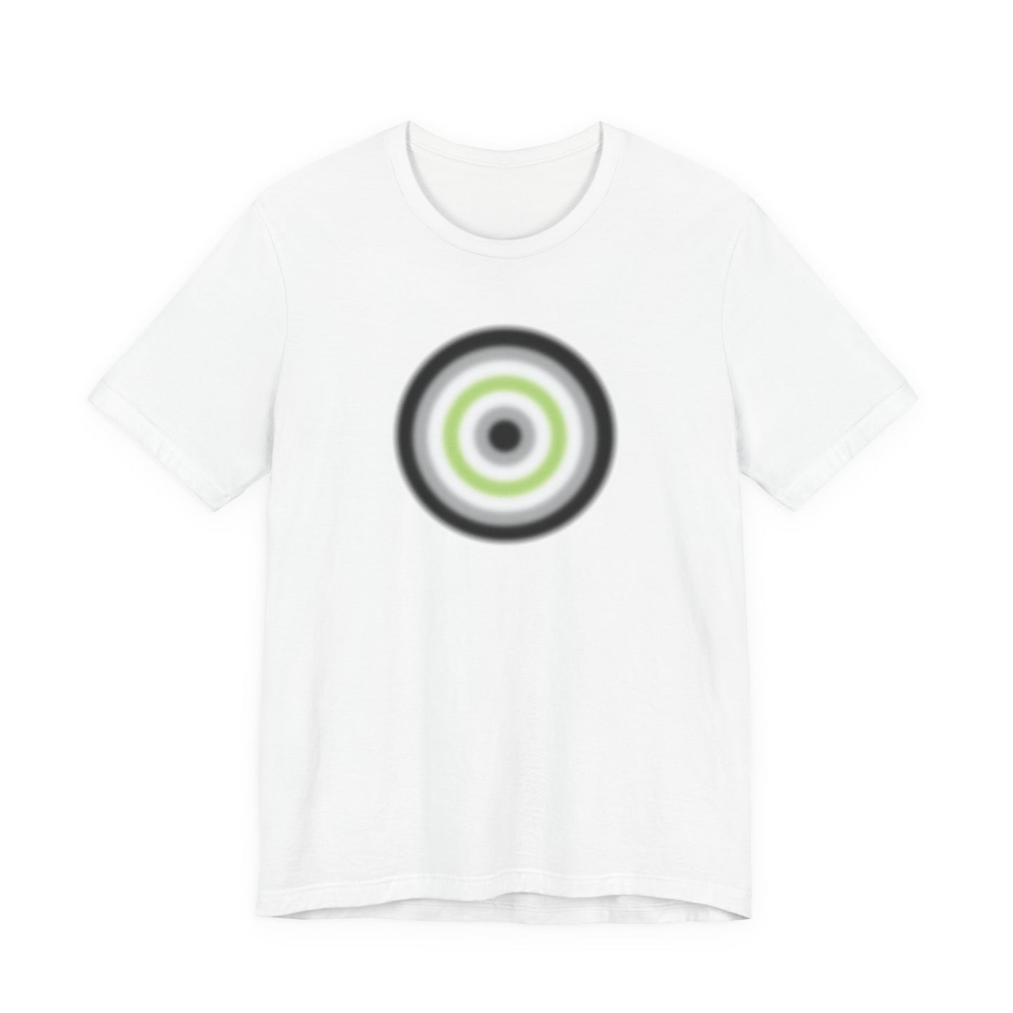 Agender Pride Gradient Orb T-Shirt — Minimalist Agender T-Shirt