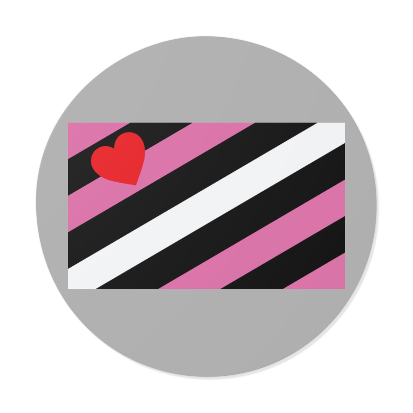 Leather Girl Pride Flag Vinyl Sticker