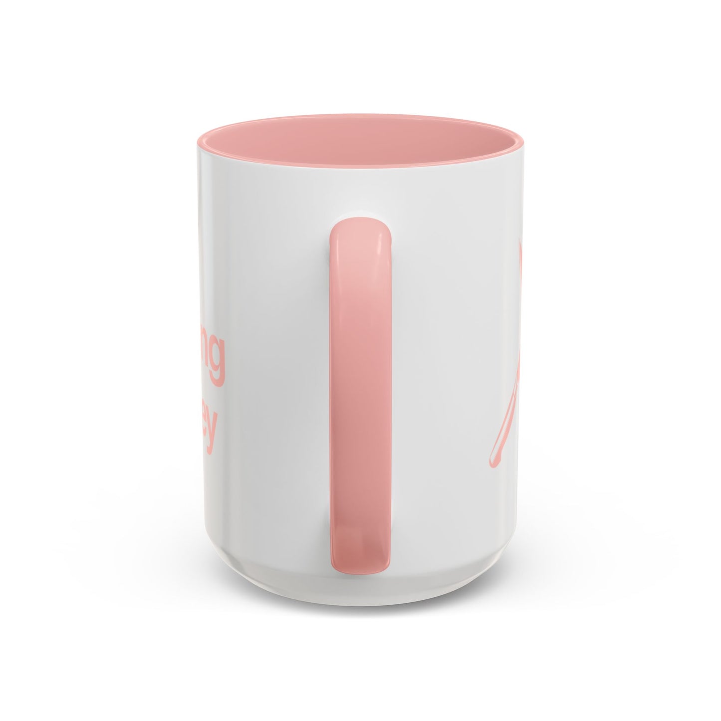 I will never stop worrying about Britney, White with Pink Accent Coffee Mug (11, 15oz)