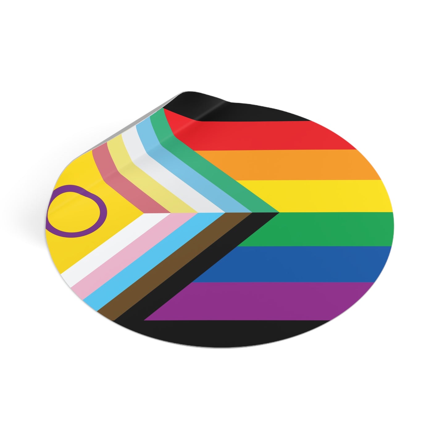 Disability Inclusive Progress Pride Flag 1 Vinyl Sticker
