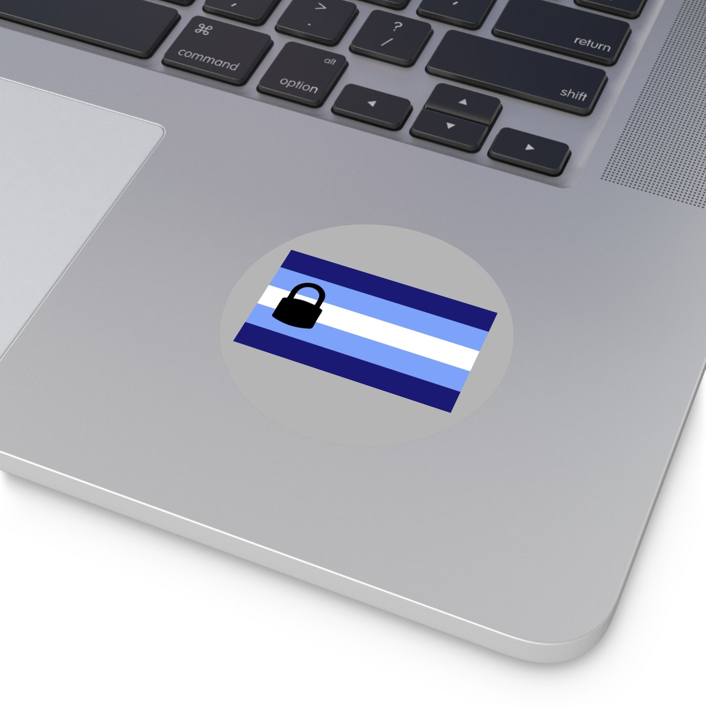 Chastity Pride/TeamLocked Pride Flag Vinyl Sticker