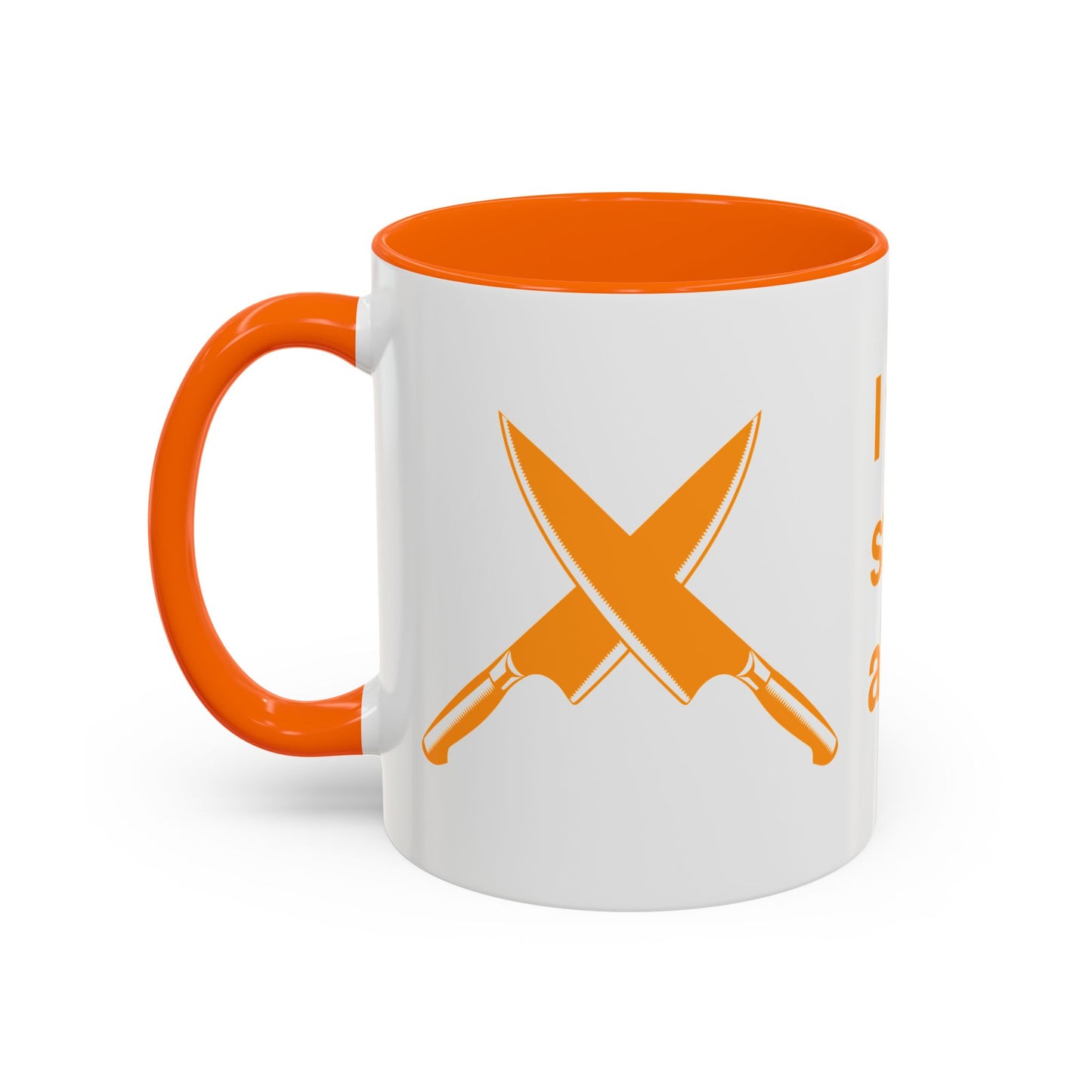 I will never stop worrying about Britney, White with Orange Accent Coffee Mug (11, 15oz)