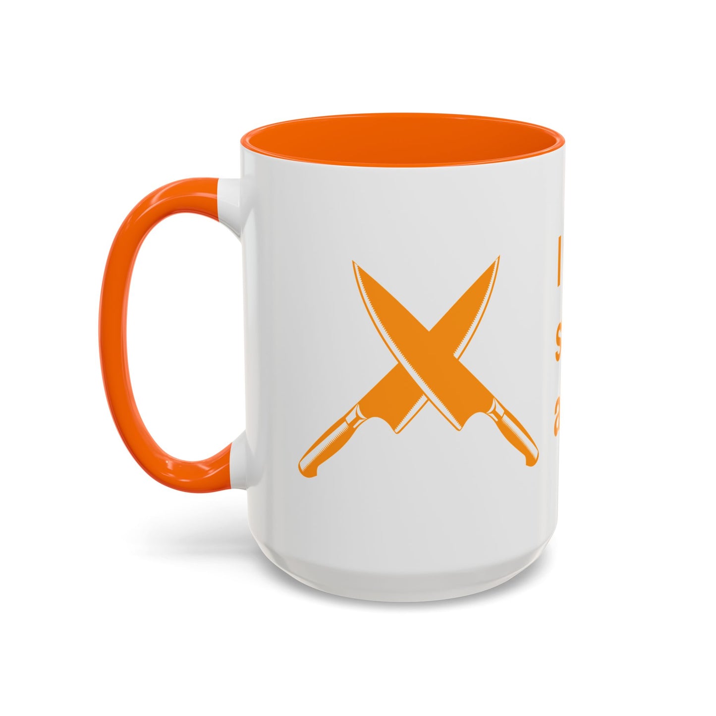I will never stop worrying about Britney, White with Orange Accent Coffee Mug (11, 15oz)