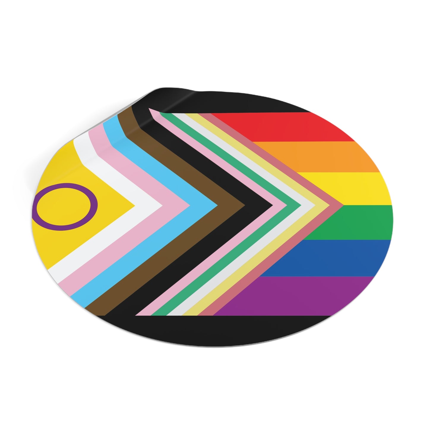 Disability Inclusive Progress Pride Flag 2 Vinyl Sticker