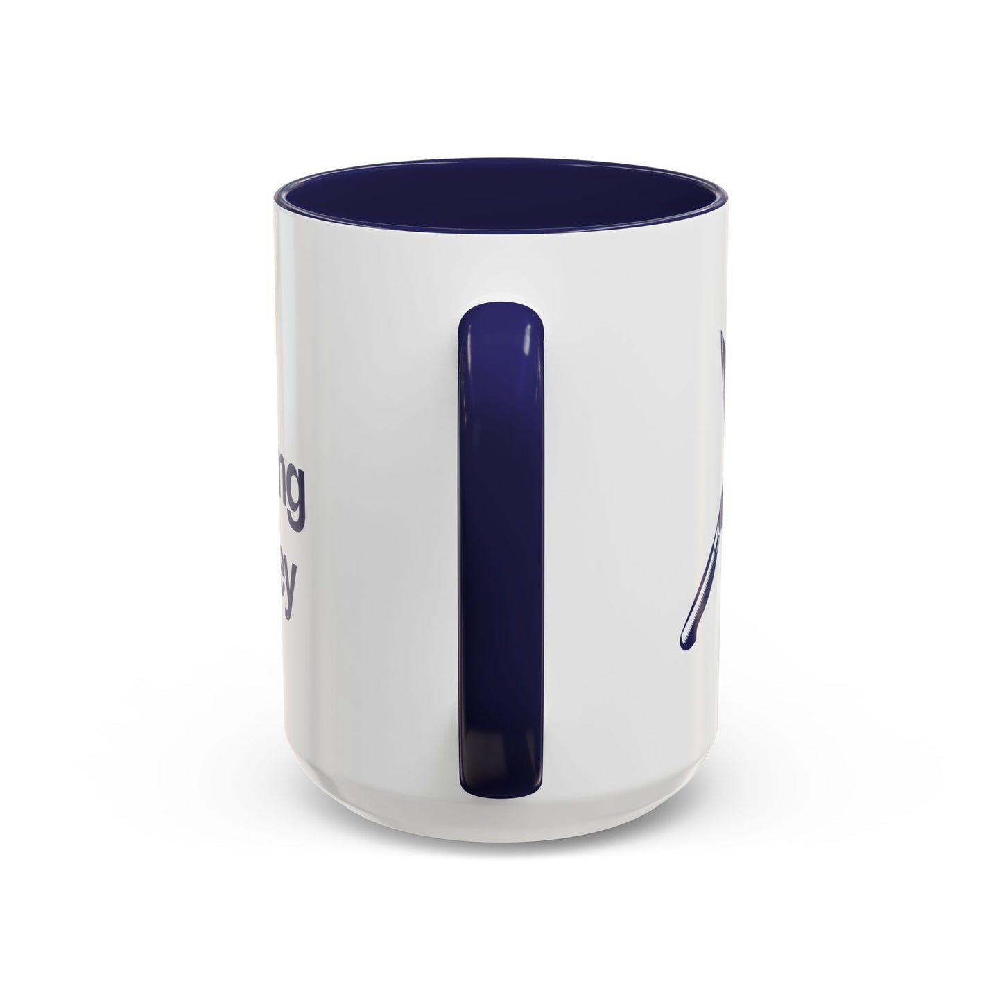 I will never stop worrying about Britney, White with Navy Accent Coffee Mug (11, 15oz)