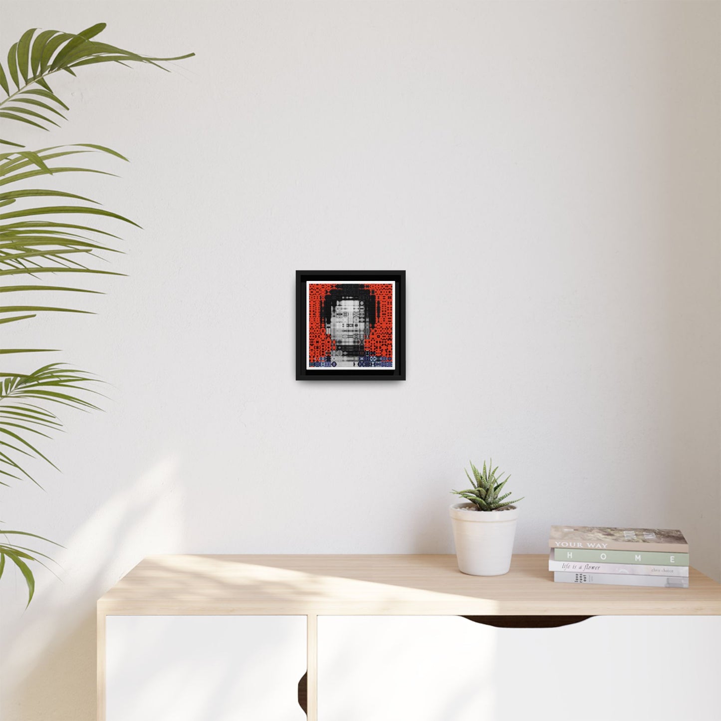 Iconic Foundational Feminist icon Audre Lorde Abstract Portrait Collage Art — Matte Canvas, Framed (Multi-color options)
