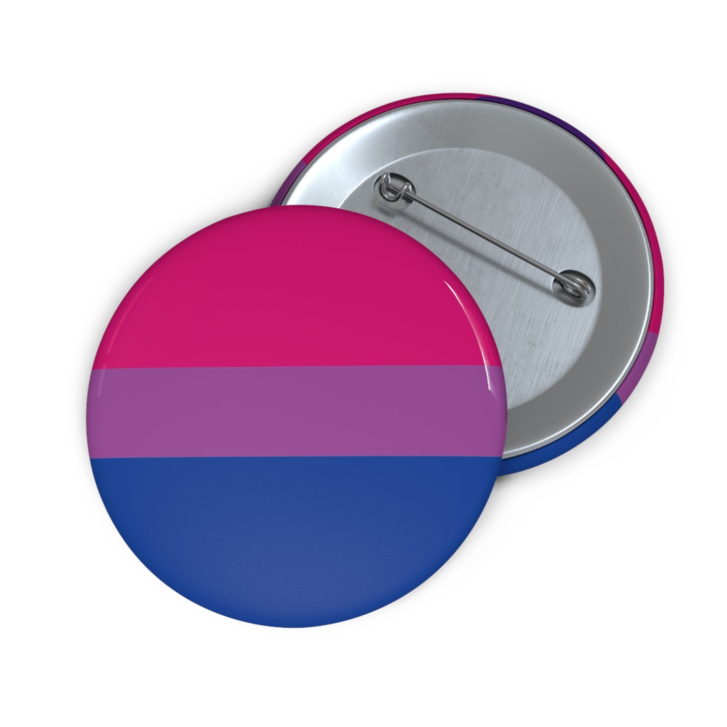 Bisexual Pride Flag Rainbow Pin Button