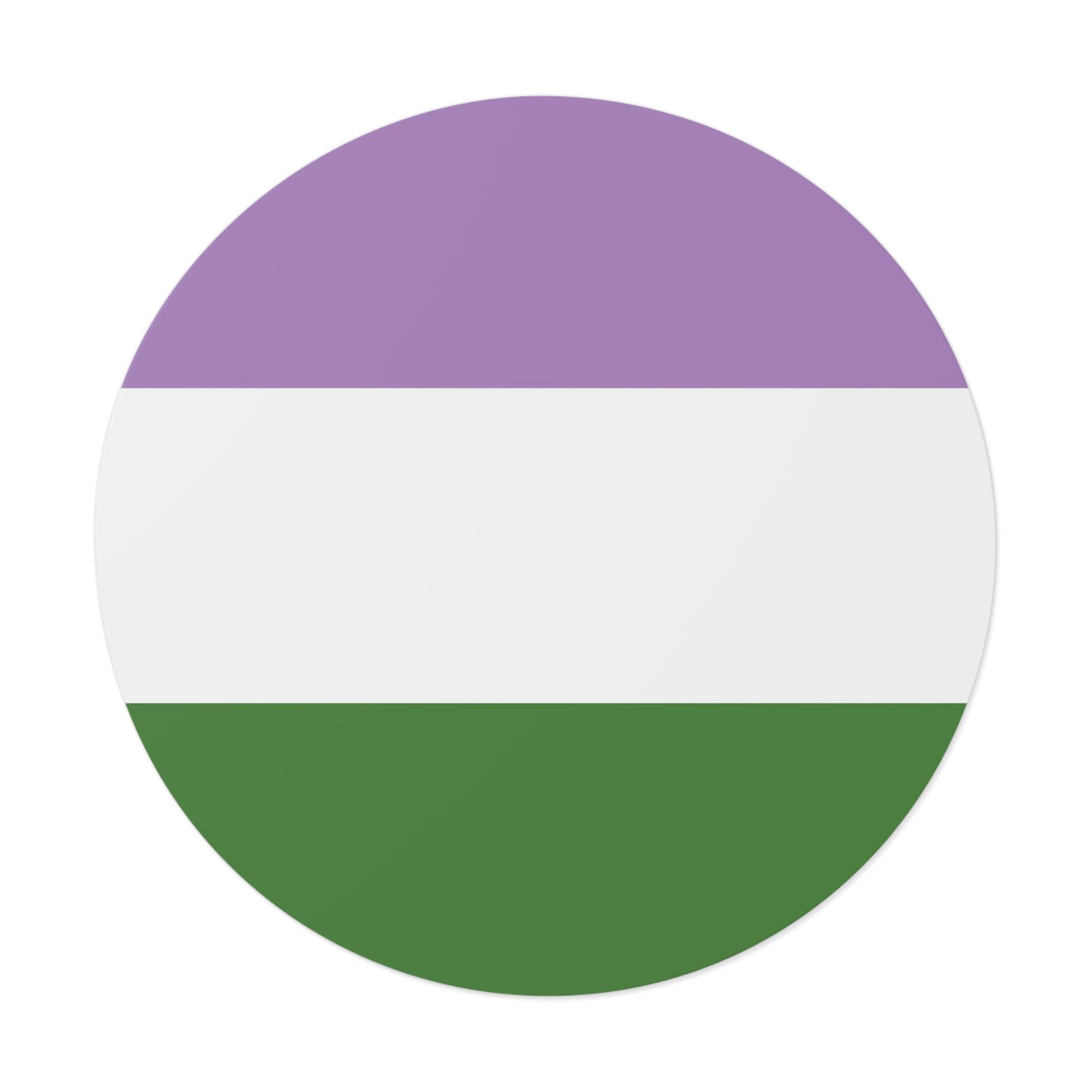 Genderqueer Pride Flag Vinyl Sticker