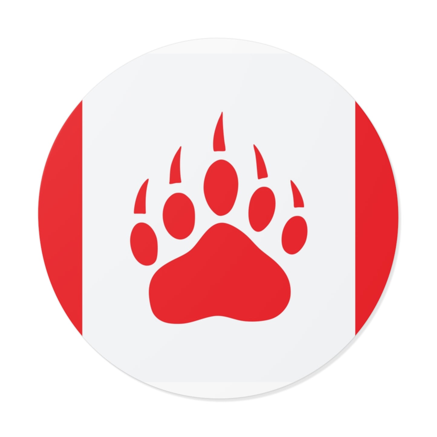 Bear Pride Flag Canada Vinyl Sticker