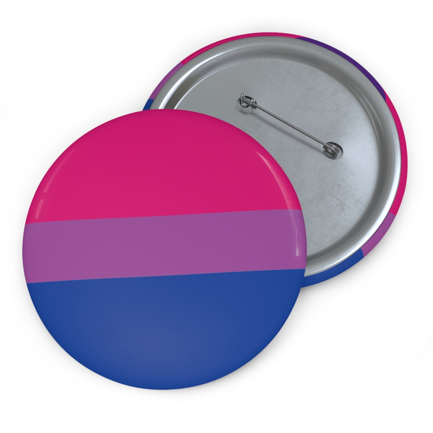 Bisexual Pride Flag Rainbow Pin Button