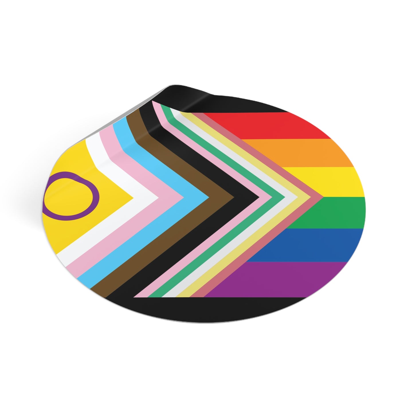 Disability Inclusive Progress Pride Flag 2 Vinyl Sticker