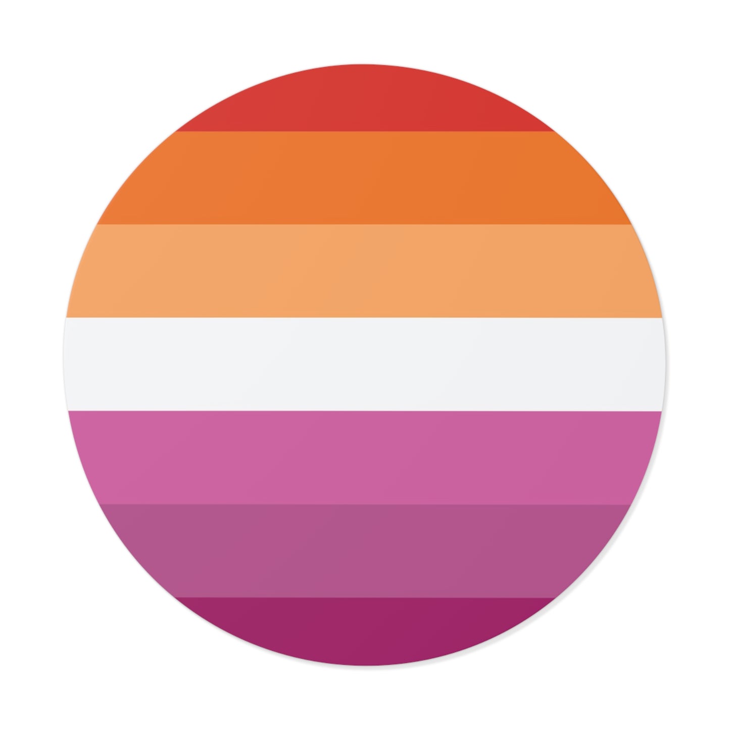 Lesbian Pride Flag Vinyl Sticker