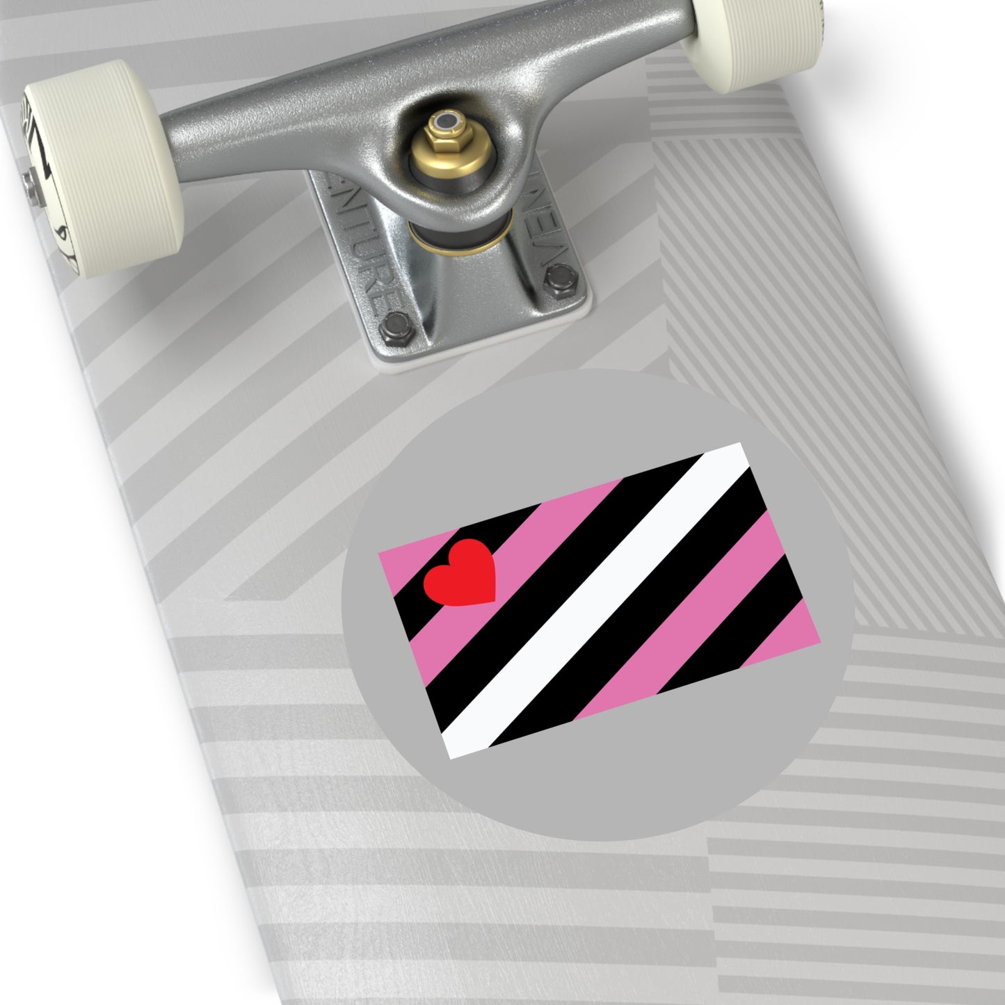 Leather Girl Pride Flag Vinyl Sticker