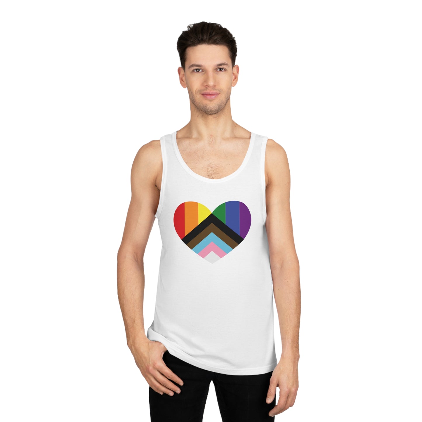 Progress Pride Heart Tank Top