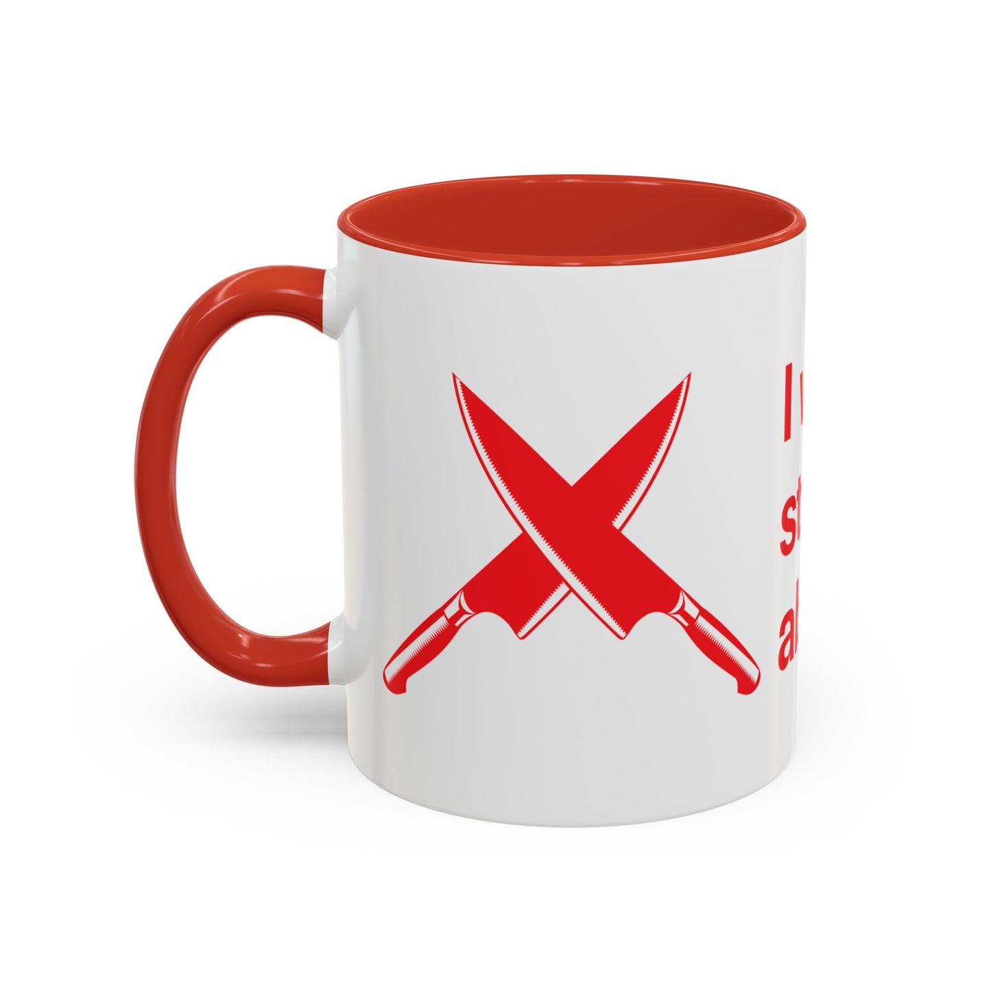 I will never stop worrying about Britney, White with Red Accent Coffee Mug (11, 15oz)