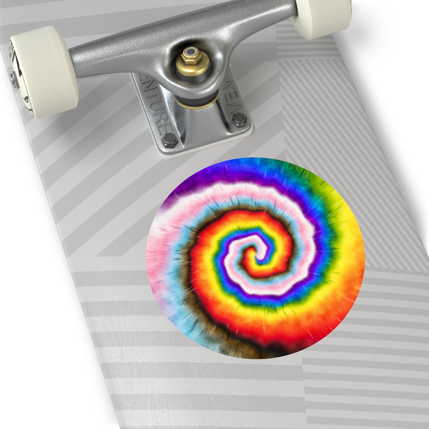 Progress Pride Tie-Dye Vinyl Sticker