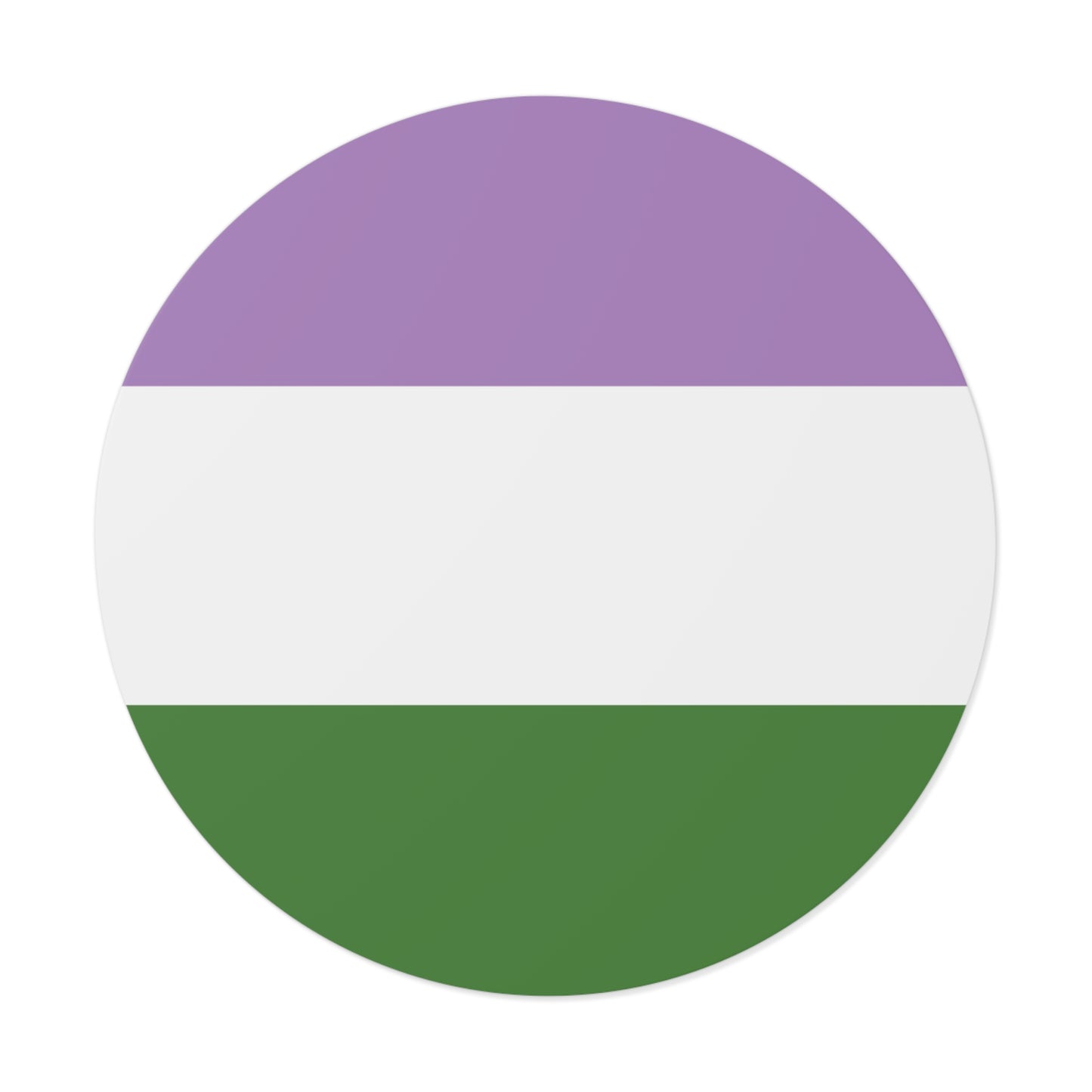 Genderqueer Pride Flag Vinyl Sticker