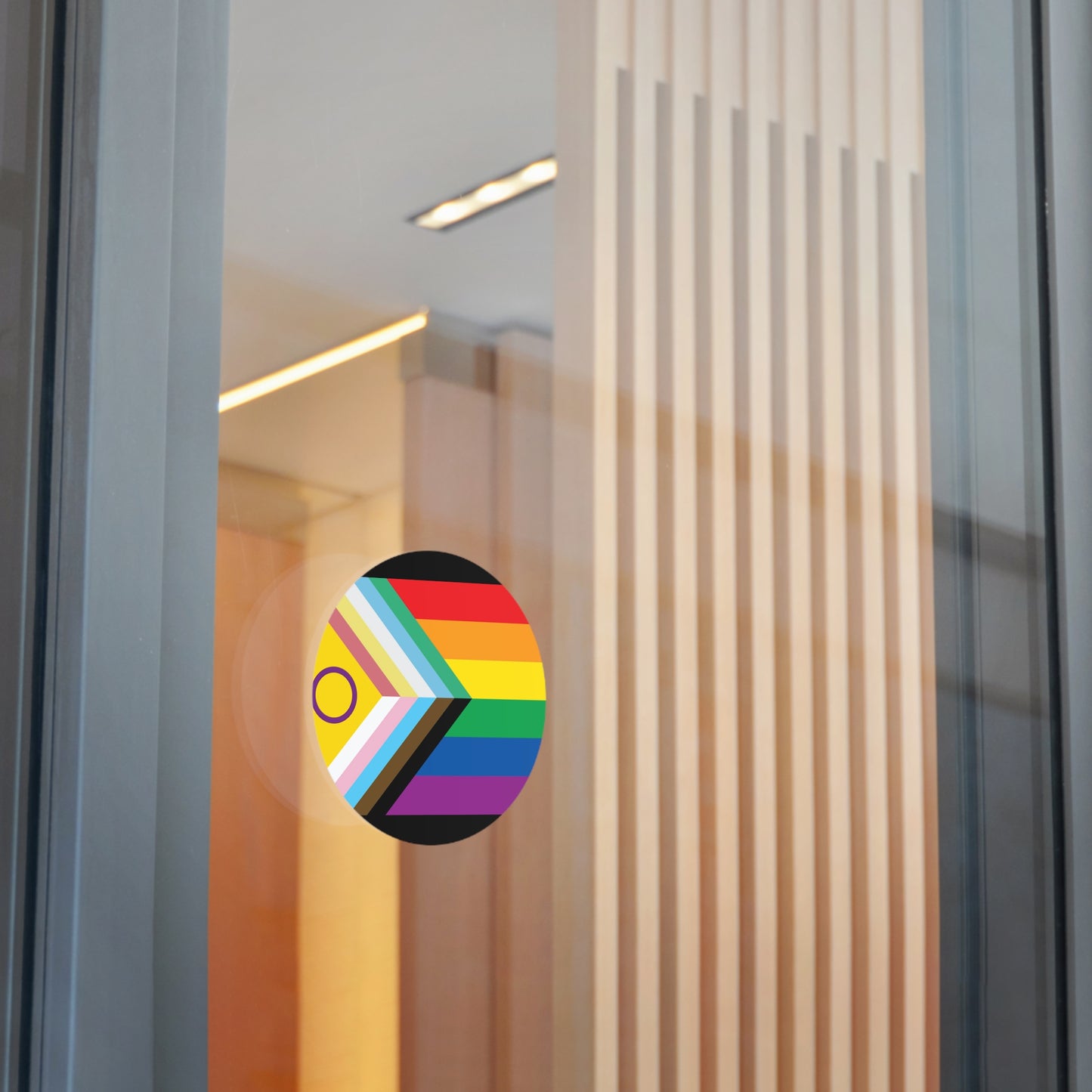 Disability Inclusive Progress Pride Flag 1 Vinyl Sticker
