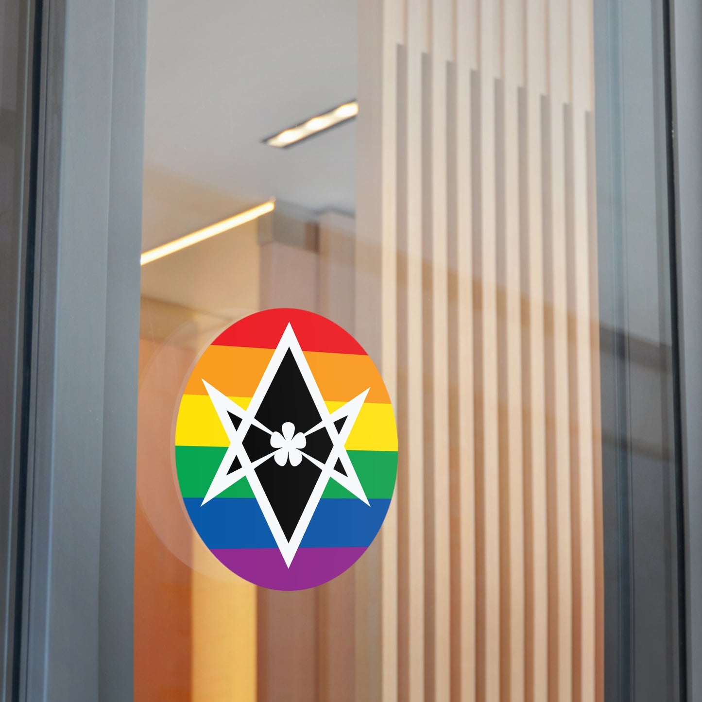 Thelema Queer Pride Flag Vinyl Sticker