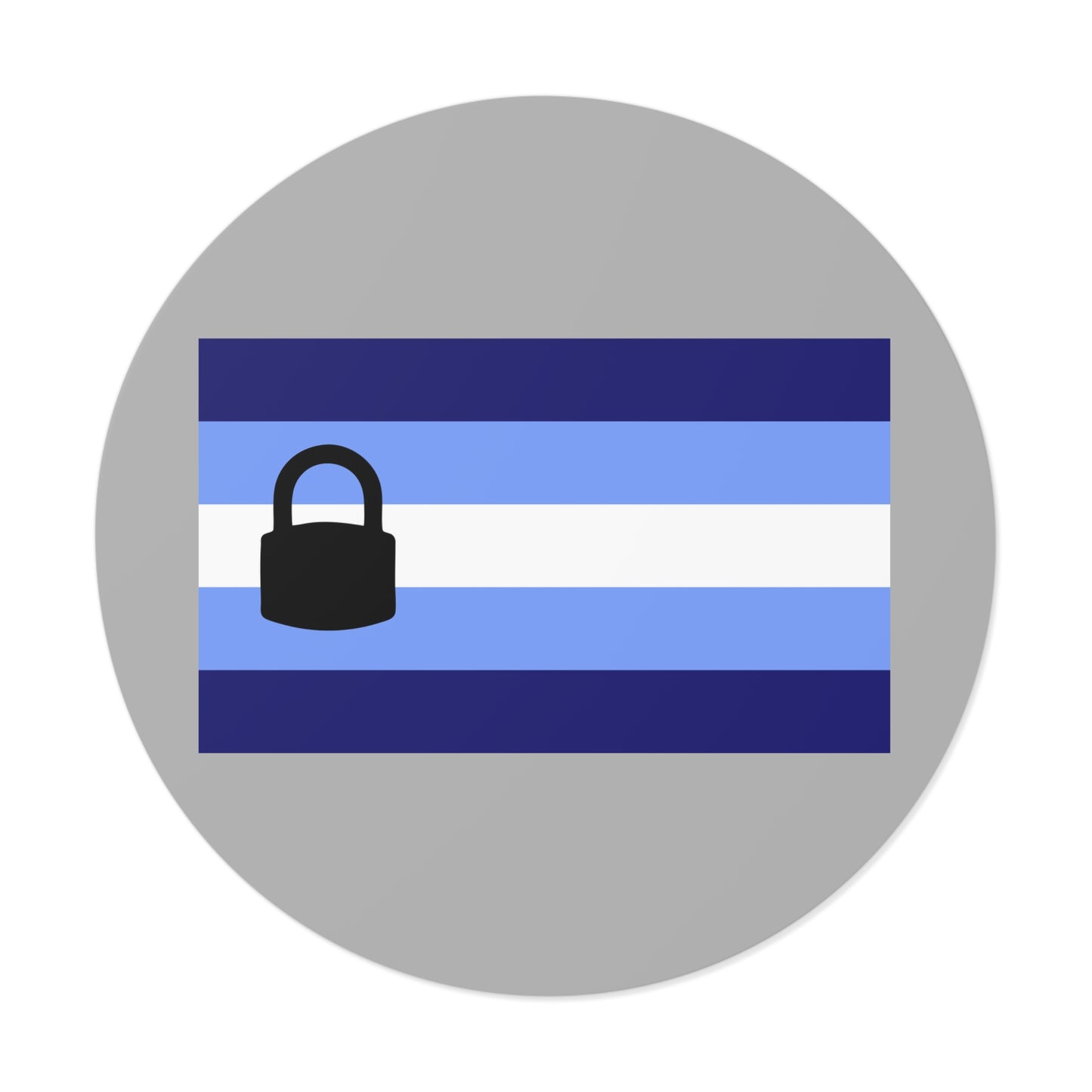 Chastity Pride/TeamLocked Pride Flag Vinyl Sticker
