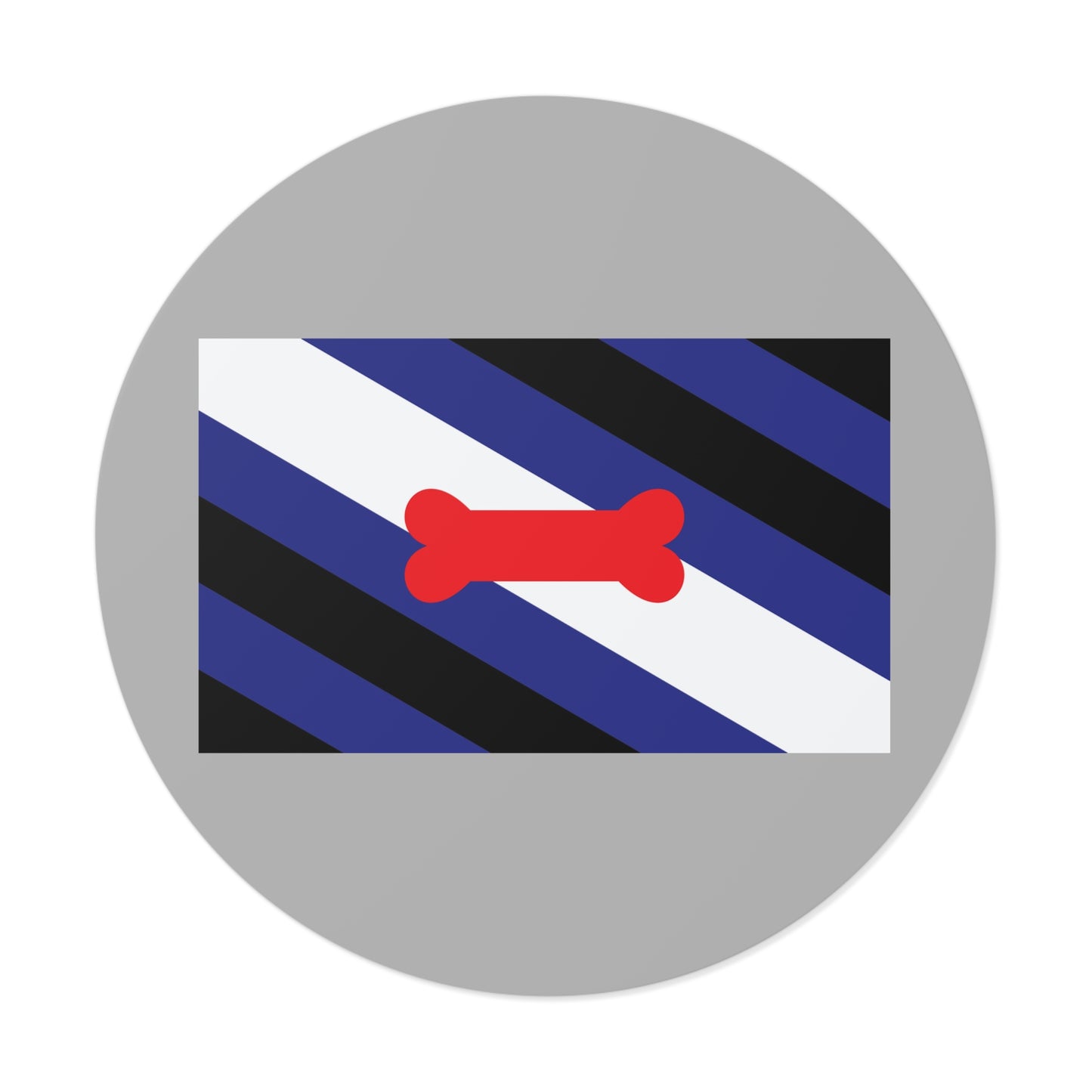 Puppy Pride Flag Vinyl Sticker