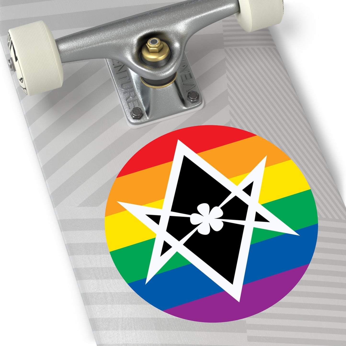 Thelema Queer Pride Flag Vinyl Sticker