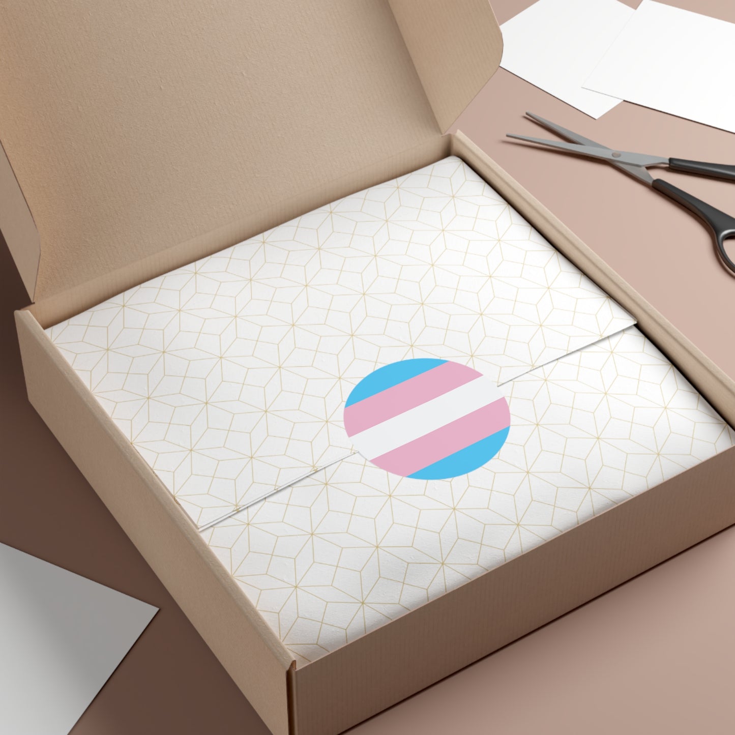 Transgender Pride Flag Vinyl Sticker