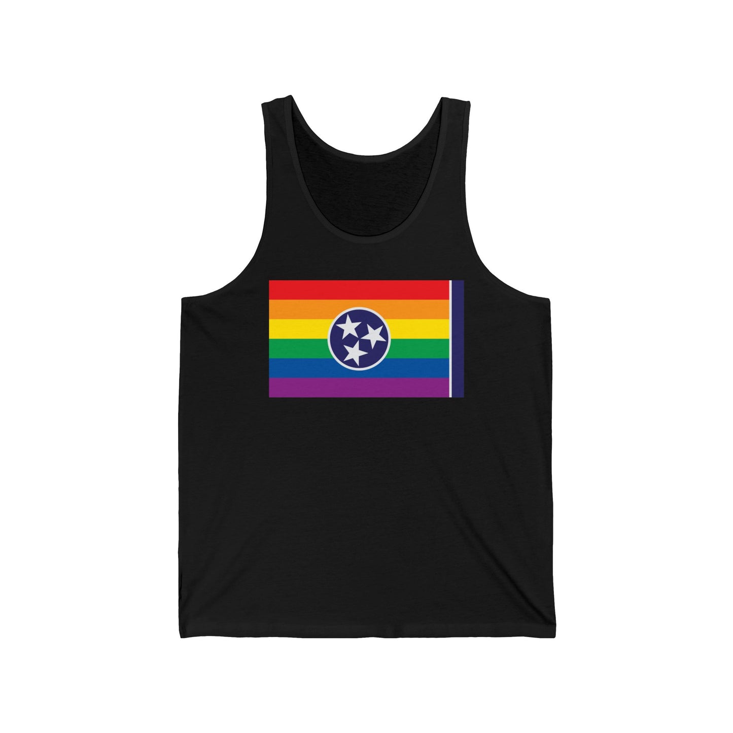 Tennessee Rainbow Pride Flag Jersey Tank
