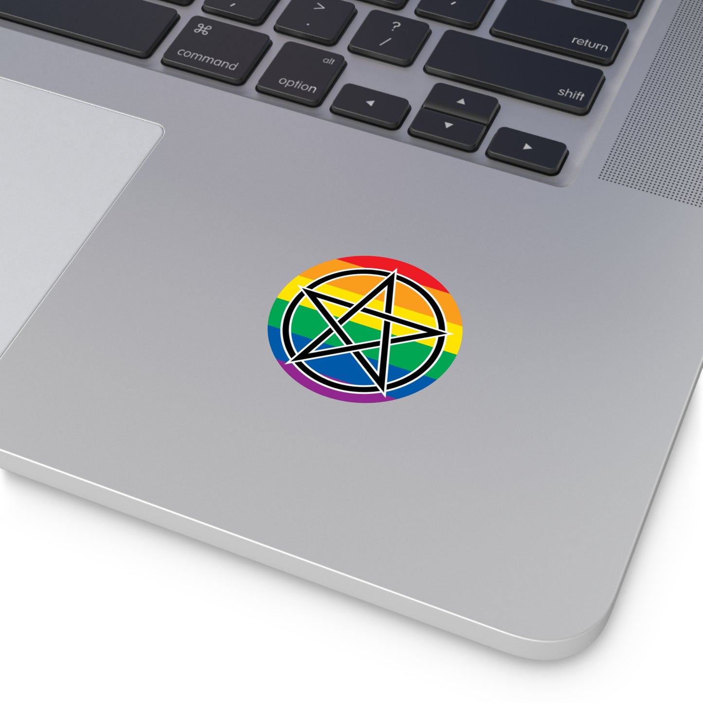 Pagan Queer Pride Flag Vinyl Sticker