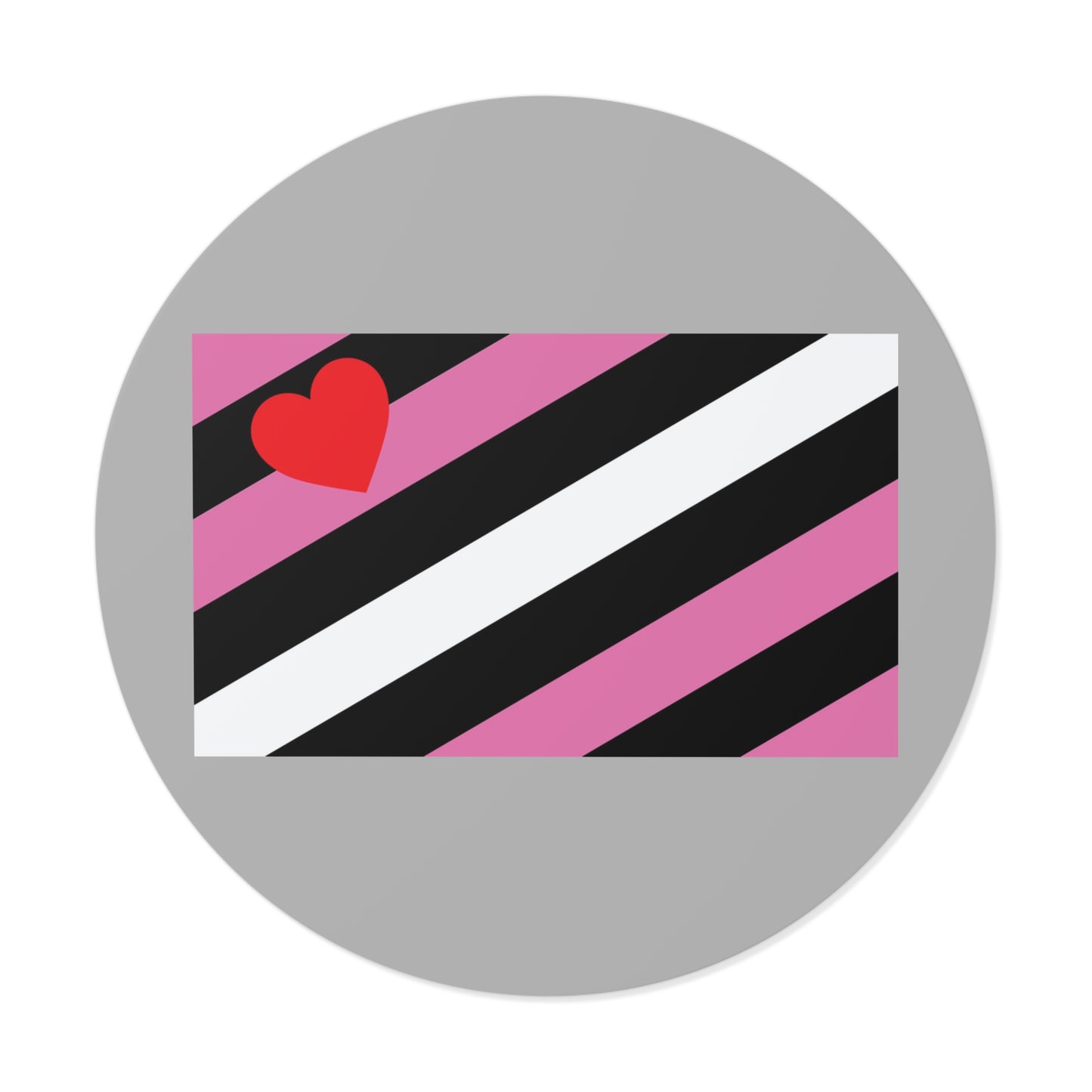 Leather Girl Pride Flag Vinyl Sticker