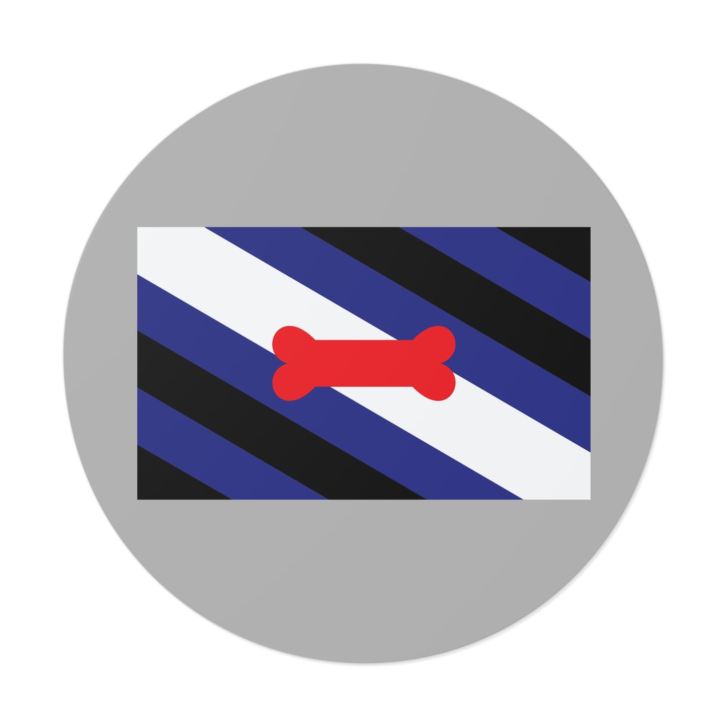 Puppy Pride Flag Vinyl Sticker