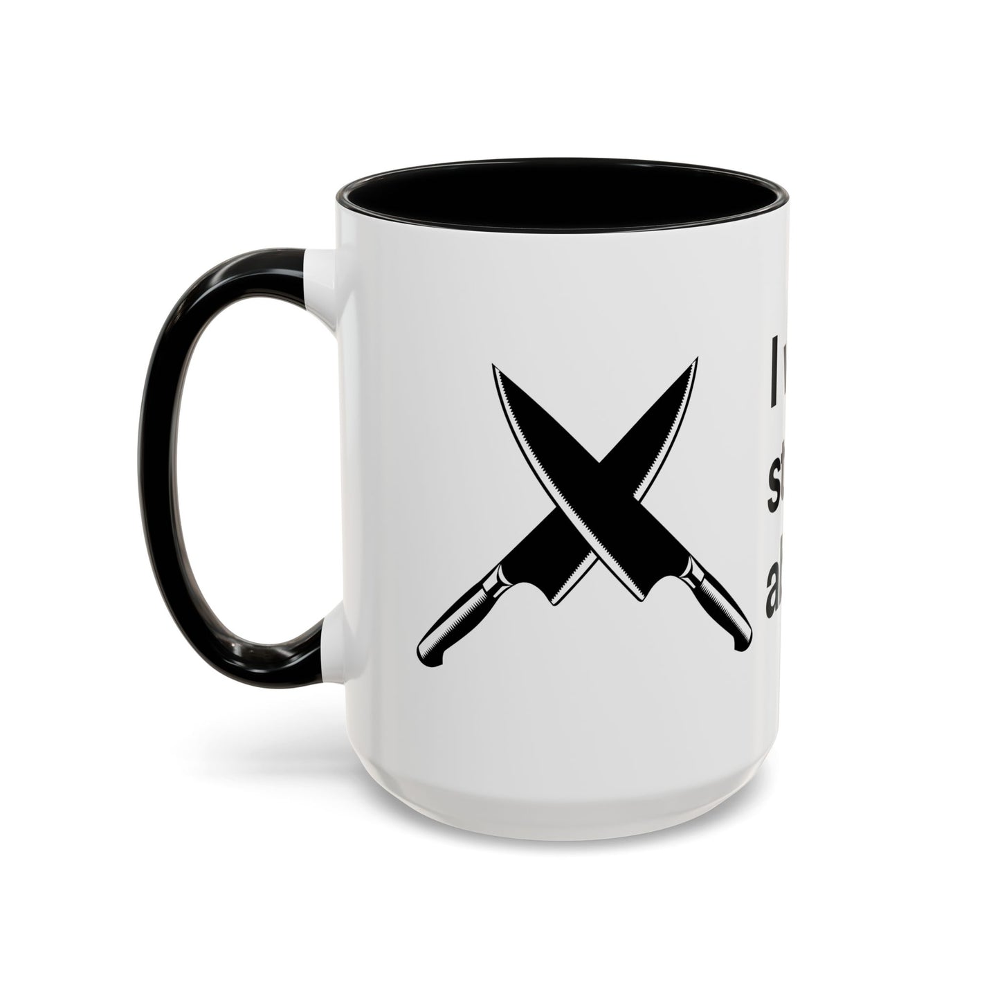 I will never stop worrying about Britney, White with Black Accent Coffee Mug (11, 15oz)