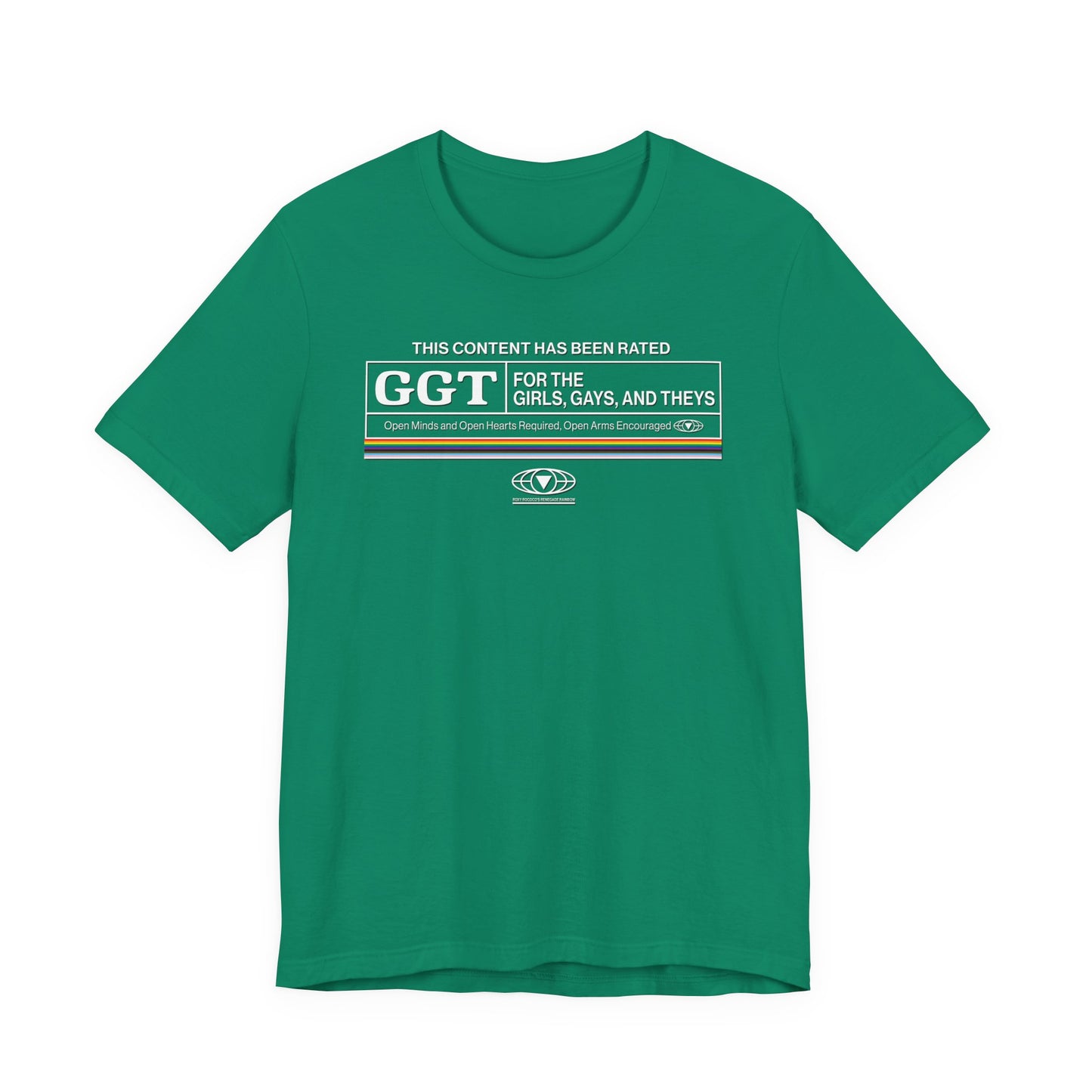 For the Girls, Gays, and Theys T-Shirt — MPAA Ratings Parody Tee