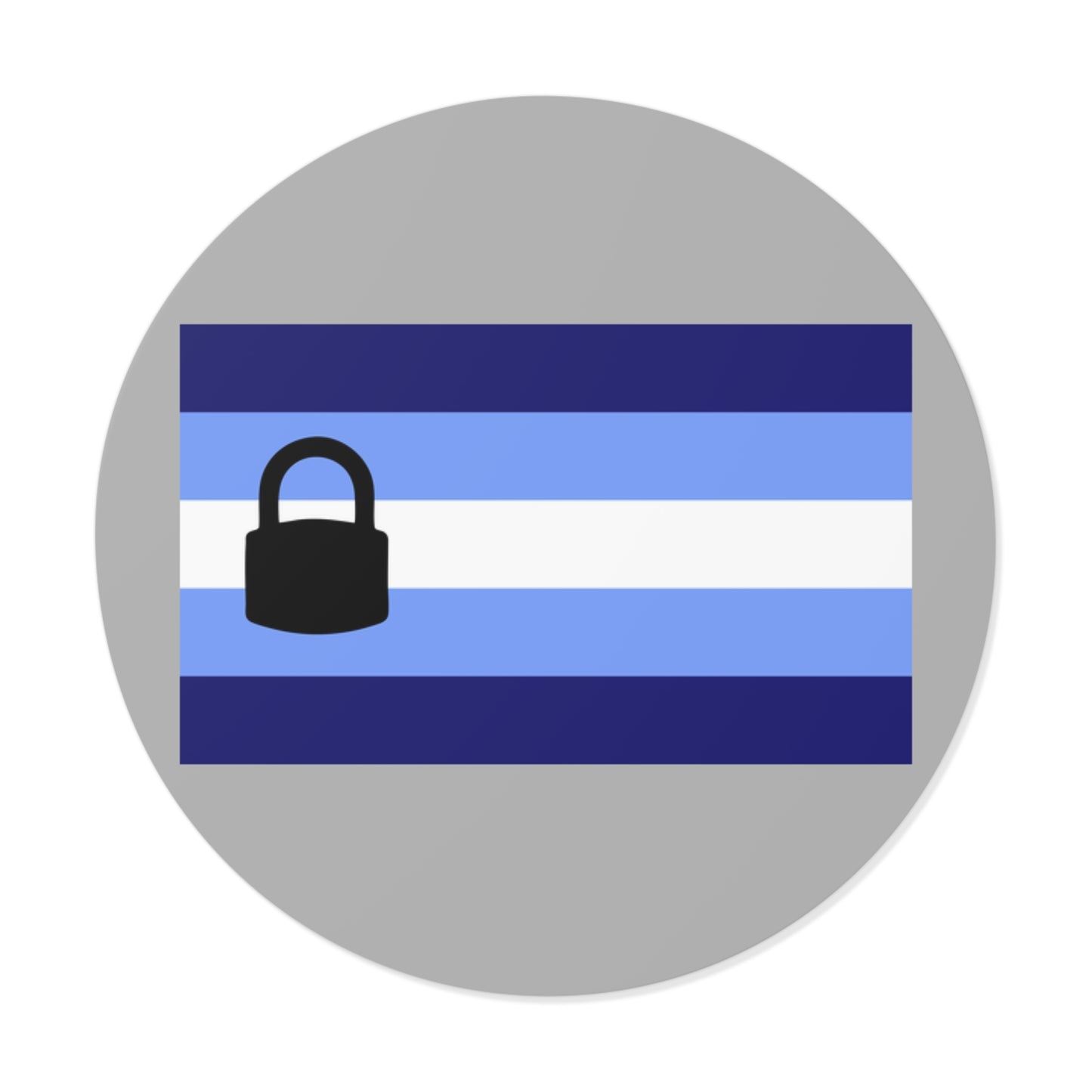Chastity Pride/TeamLocked Pride Flag Vinyl Sticker