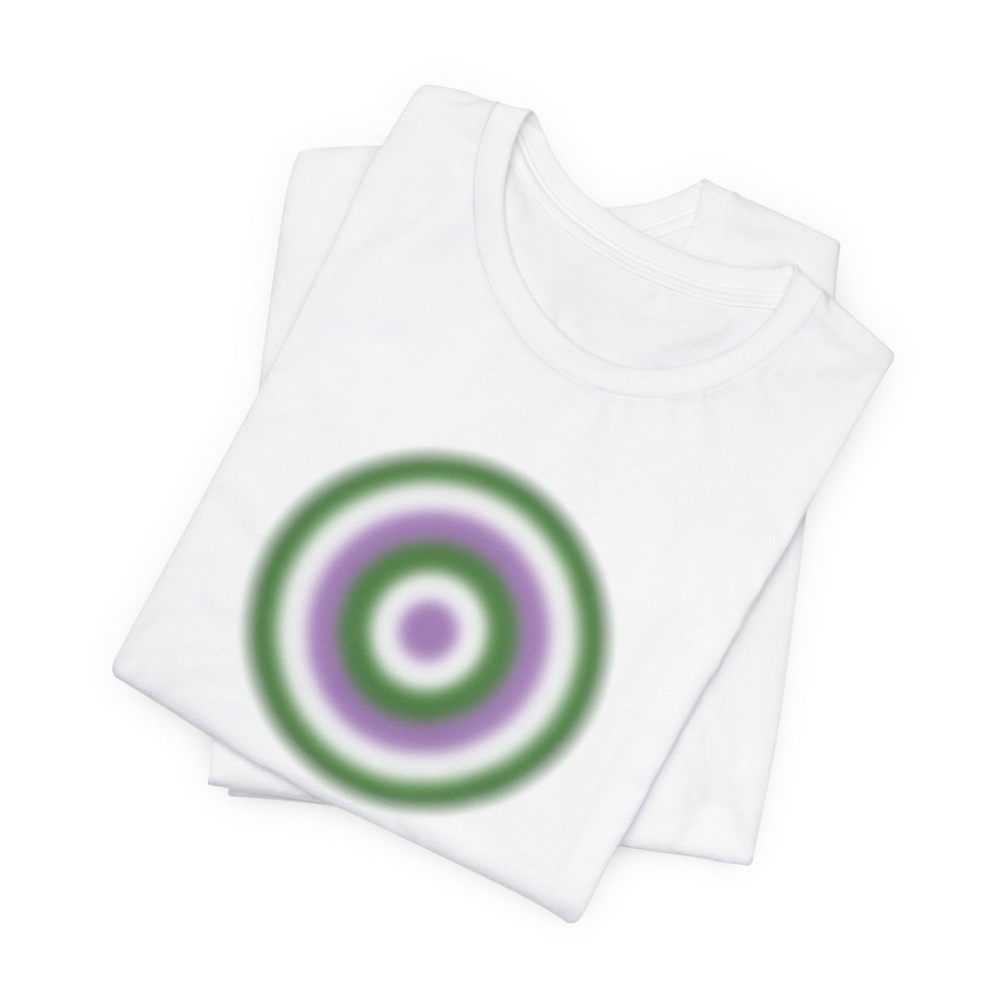 Genderqueer Pride Gradient Orb Flag T-Shirt — Genderqueer Colors Tee