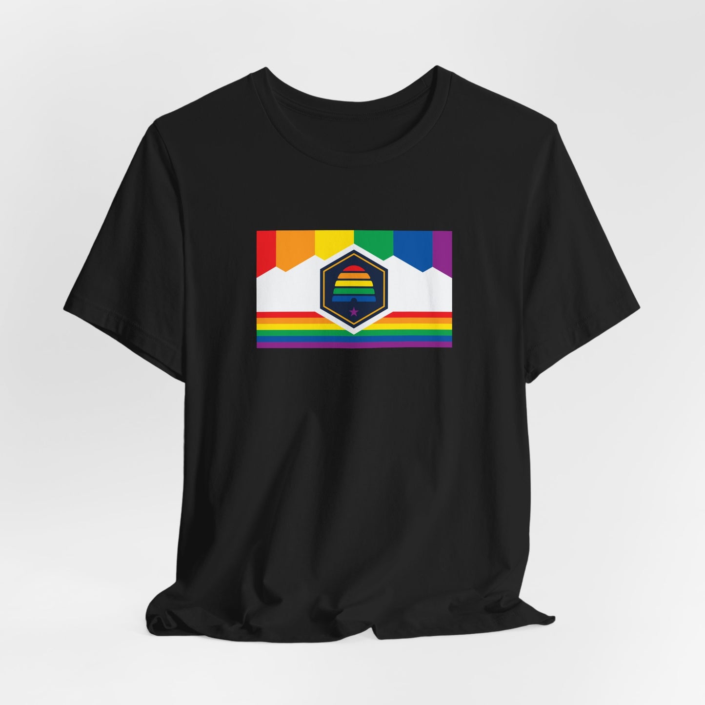 Utah Rainbow Pride Flag T-shirt, Several Color Options