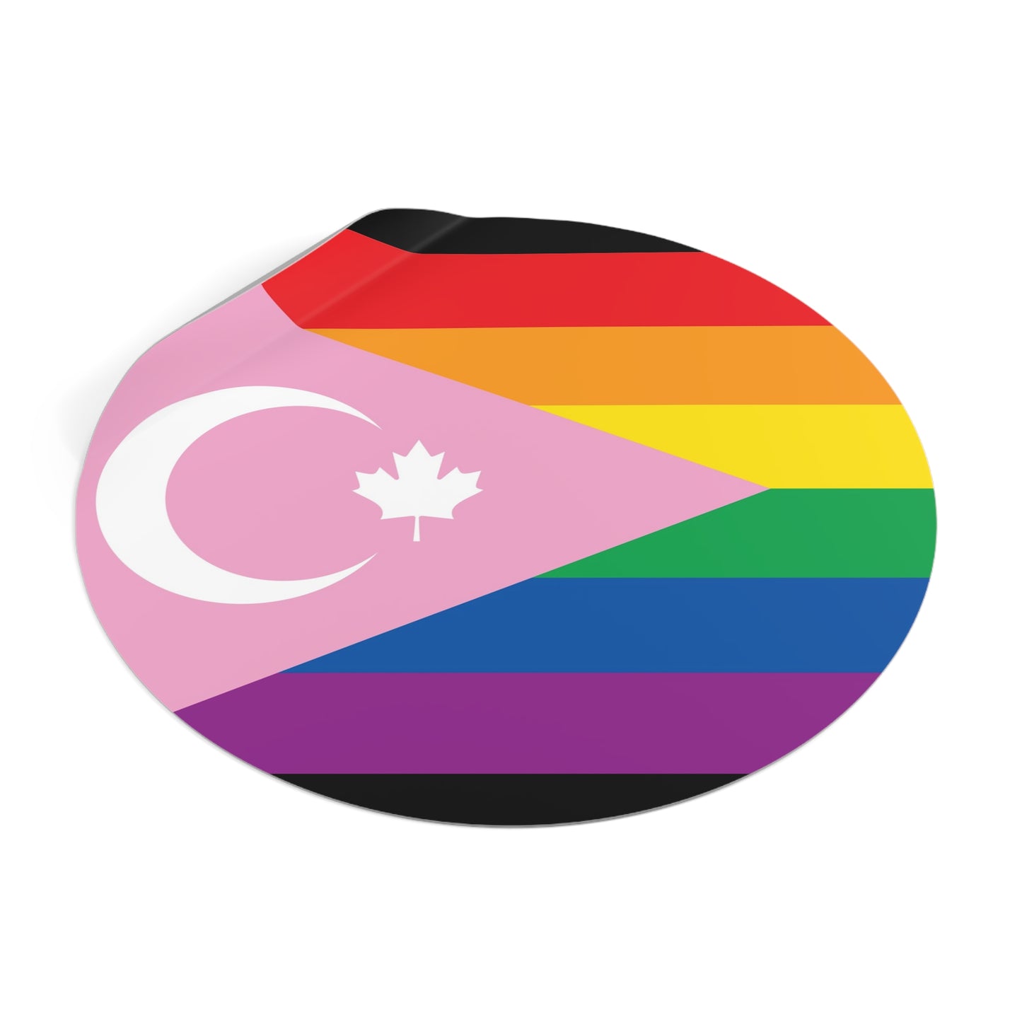 Queer Muslim Community Canada Pride Flag Vinyl Sticker