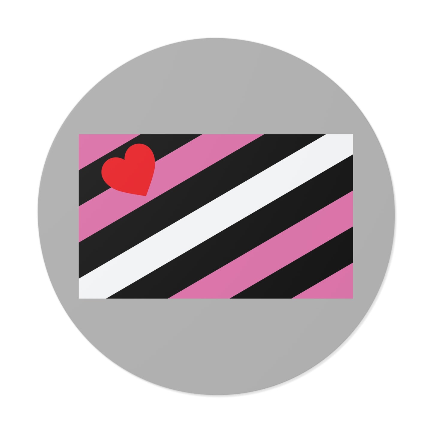 Leather Girl Pride Flag Vinyl Sticker