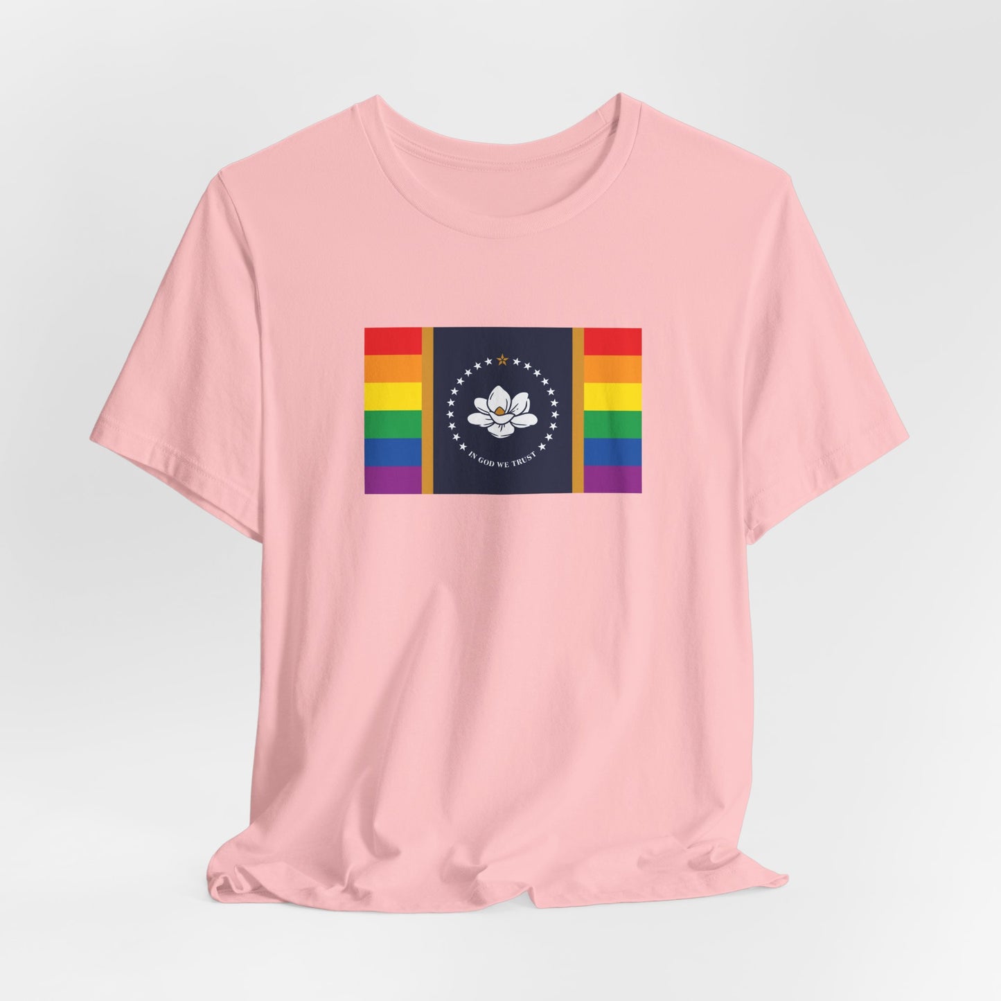 Mississippi Rainbow Pride Flag T-shirt, Several Color Options