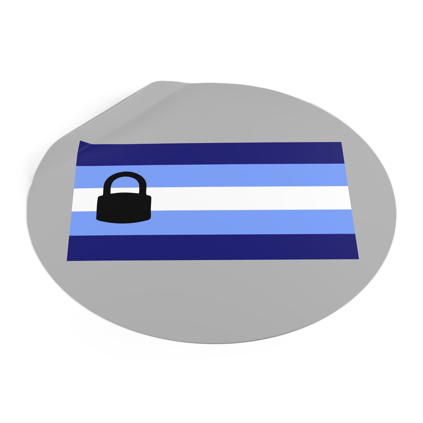 Chastity Pride/TeamLocked Pride Flag Vinyl Sticker