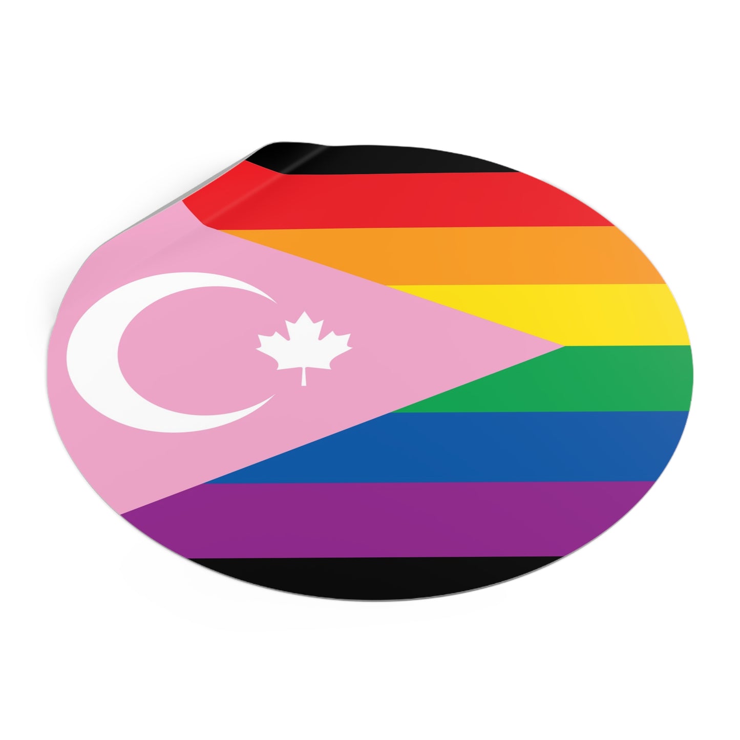 Queer Muslim Community Canada Pride Flag Vinyl Sticker