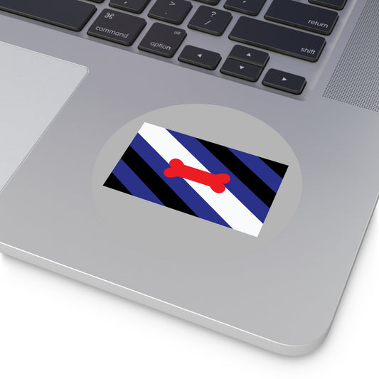 Puppy Pride Flag Vinyl Sticker