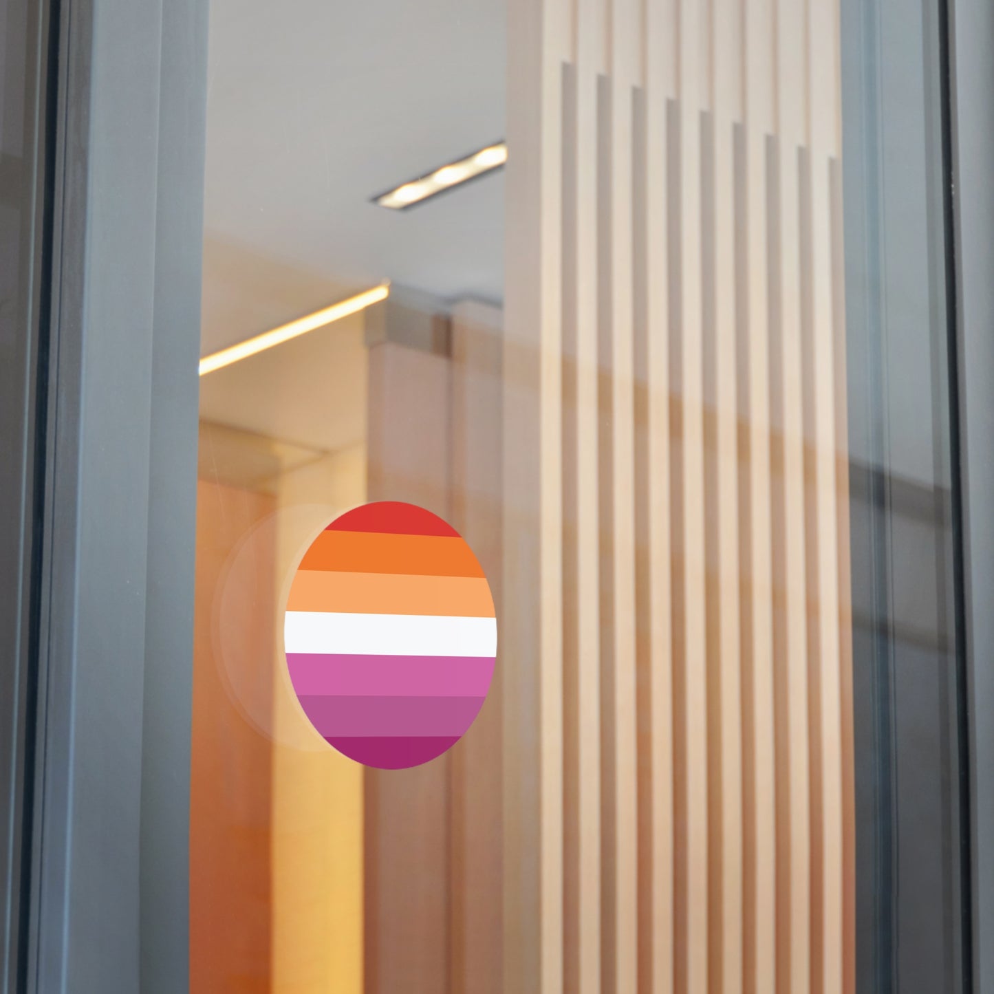 Lesbian Pride Flag Vinyl Sticker