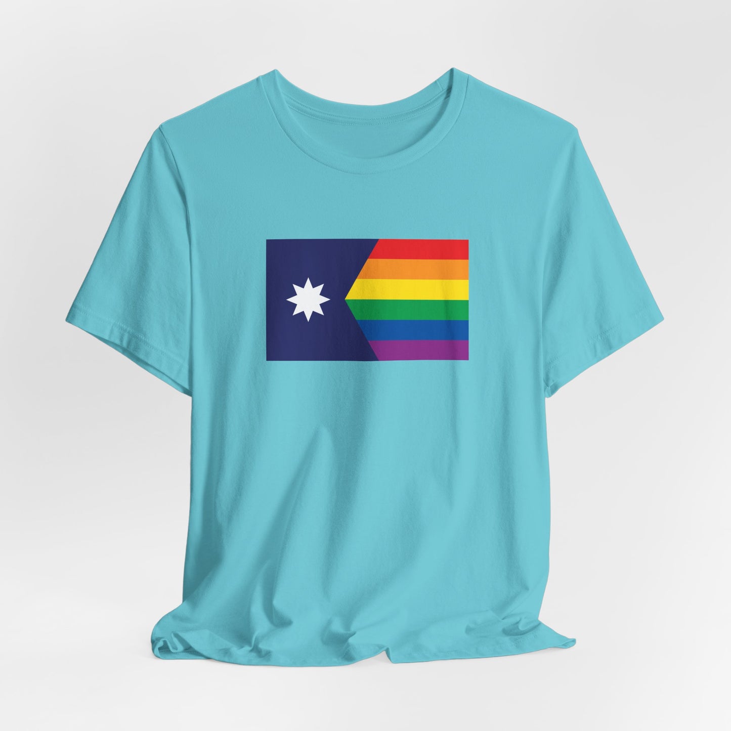 Minnesota Rainbow Pride Flag T-shirt, Several Color Options