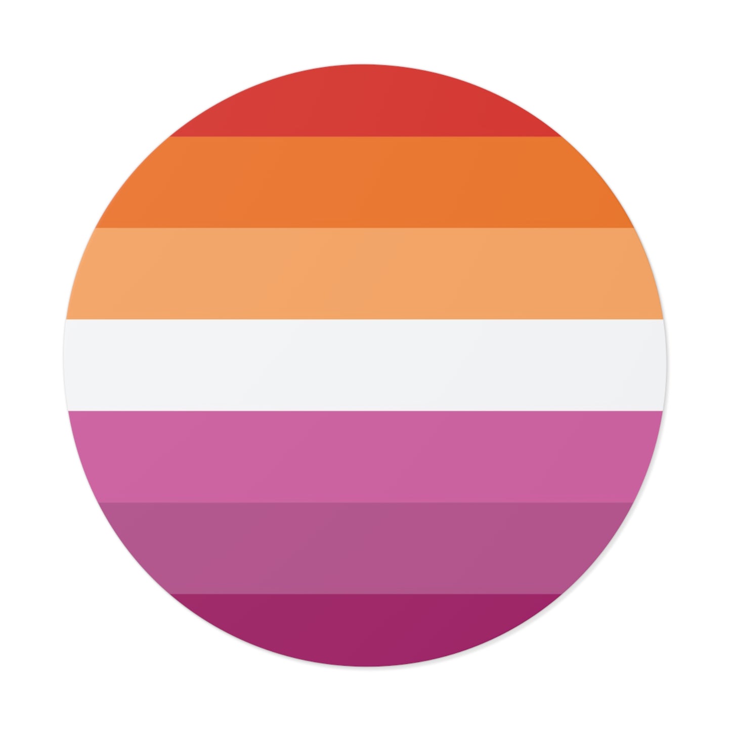 Lesbian Pride Flag Vinyl Sticker